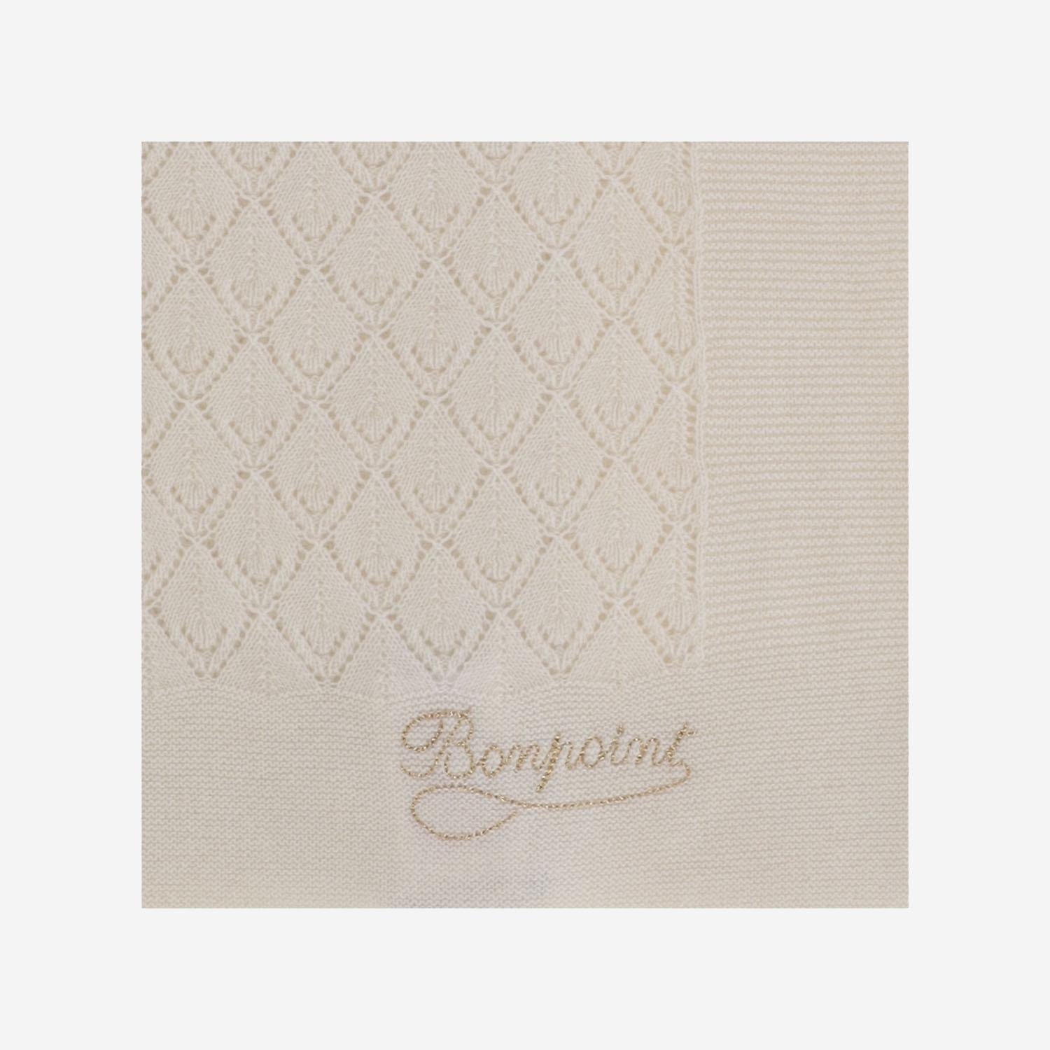 FOULARD IN MISTO LANA CON LOGO PEBDA2047CO 002 BONPOINT KIDS 
