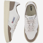 SNEAKERS LOW MEDALIST IN PELLE AULMGS43 WHTTOBACCO AUTRY 