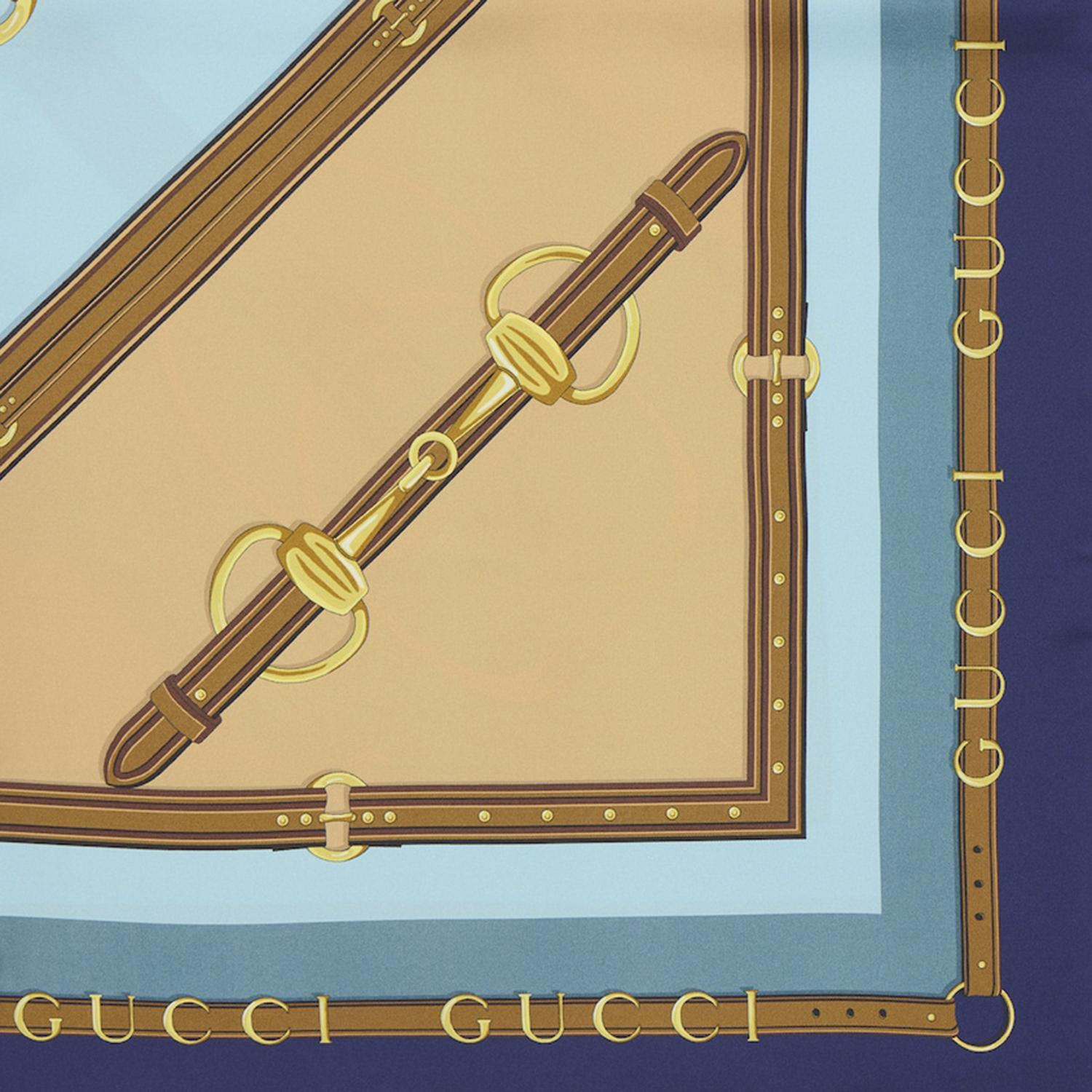 Foulard in twill di seta stampato 847892 3G0014968 GUCCI 