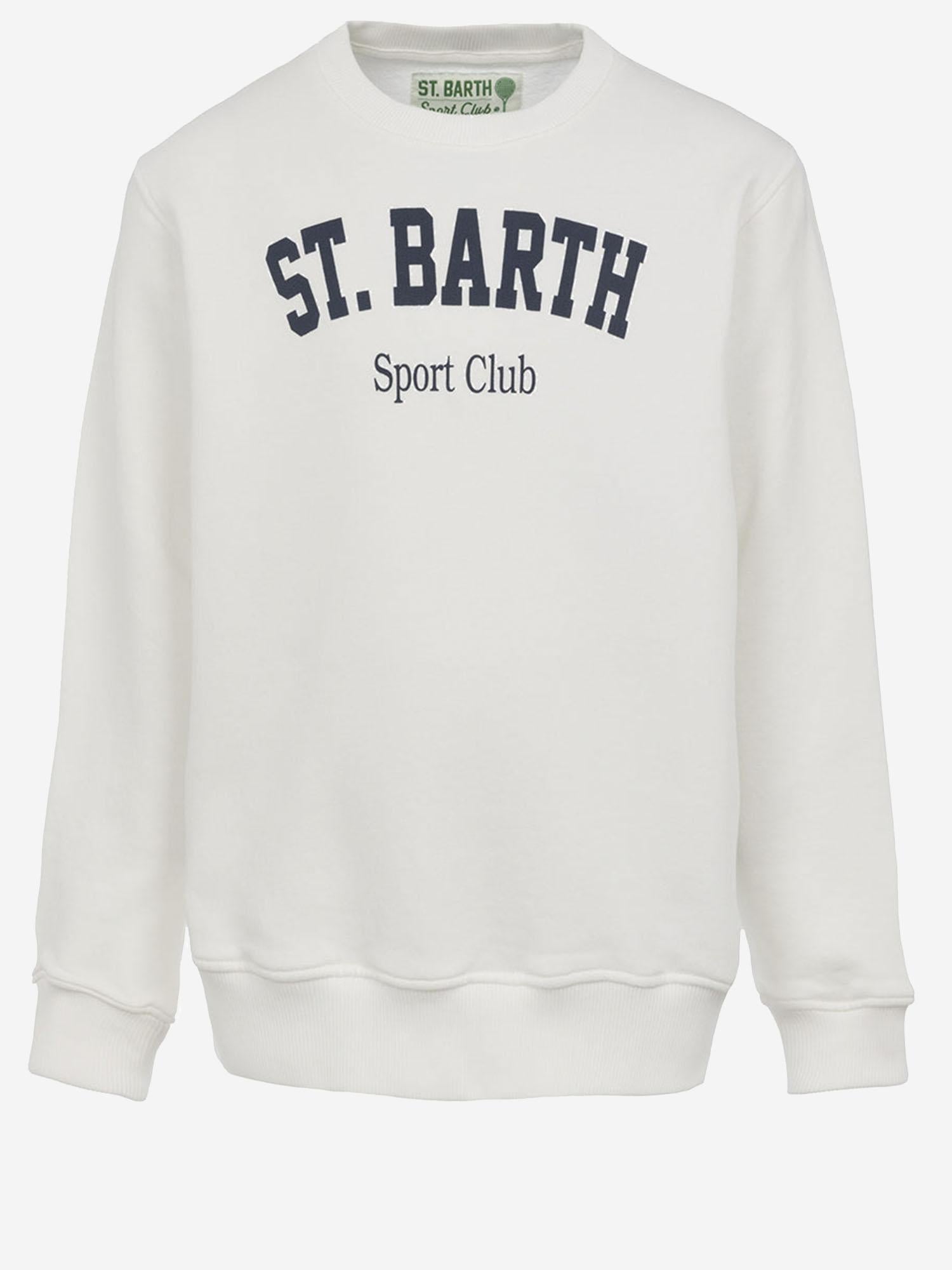 FELPA IN COTONE CON LOGO SOH0004 00861I MC2 SAINT BARTH 