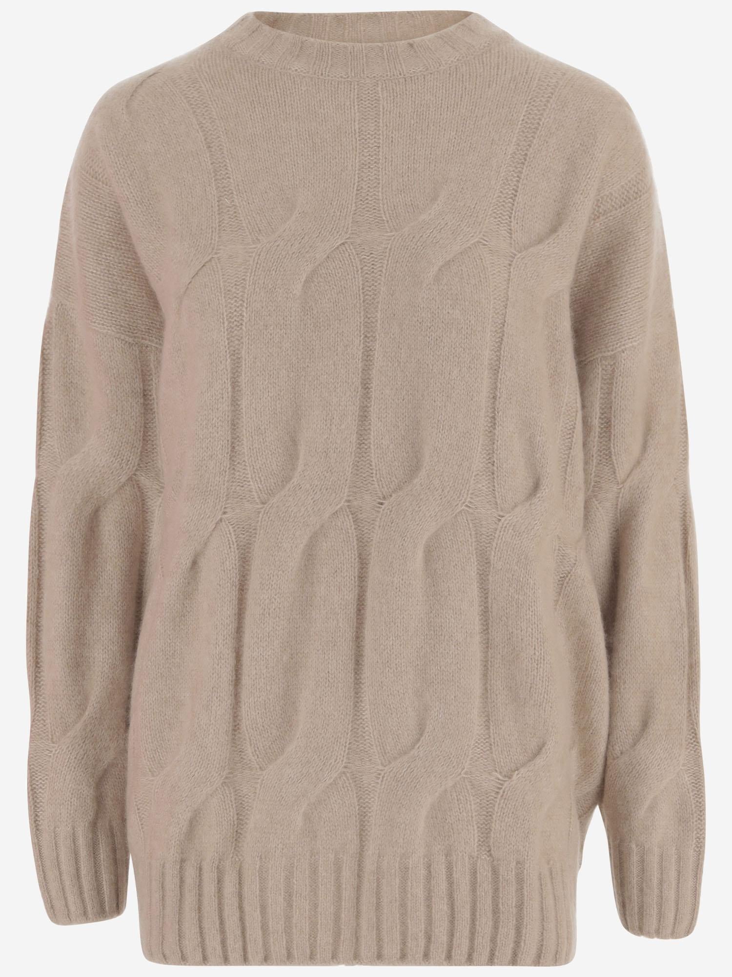 MAGLIONE TRECCIA IN CASHMERE E SETA 25577002 48 ALLUDE 