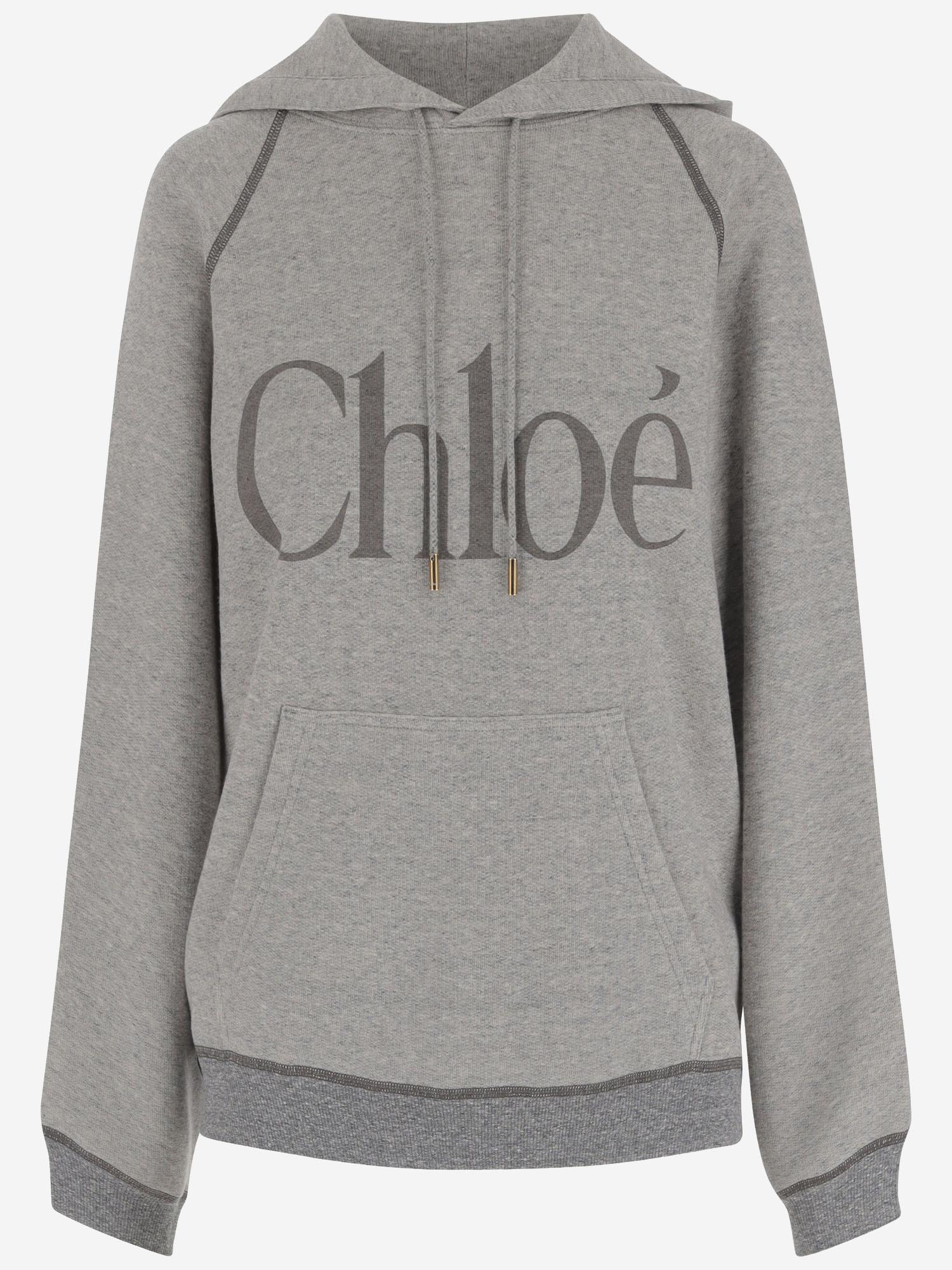 FELPA IN MISTO COTONE CON LOGO CH25AJH10179 060 CHLOE 