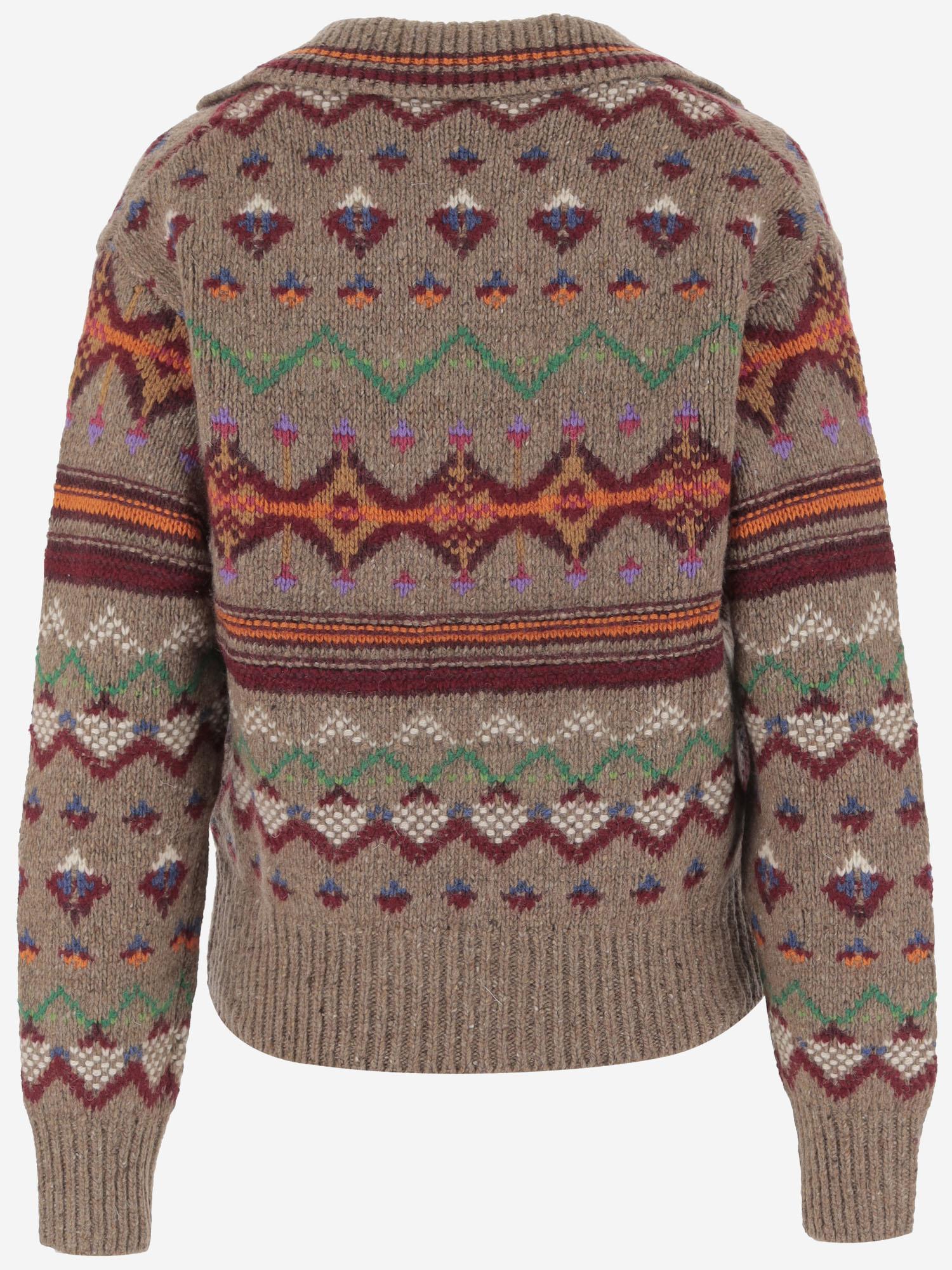 MAGLIONE IN LANA CON MOTIVO GEOMETRICO 211972167 001 POLO RALPH LAUREN 