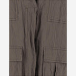 GIACCA EFFETTO INCRESPATO IN COTONE 13G998 CONCRETE SALVATORE FERRAGAMO 