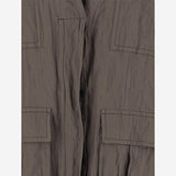 GIACCA EFFETTO INCRESPATO IN COTONE 13G998 CONCRETE SALVATORE FERRAGAMO 