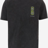 T-SHIRT IN COTONE CON STAMPA LOGO BIPOLARTEE BLACK 11:11 L.U.C.K. 