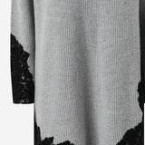 Abito corto in maglia con pizzo 105504 A2R1II2 PINKO 