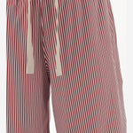 PANTALONI CORTI IN COTONE CON MOTIVO A RIGHE SOW00616AJ00286 4LR JACQUEMUS 