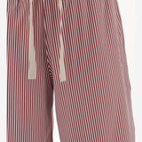PANTALONI CORTI IN COTONE CON MOTIVO A RIGHE SOW00616AJ00286 4LR JACQUEMUS 