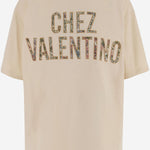 T-SHIRT IN COTONE CON LOGO 8B3MG26A A5JET5 VALENTINO 