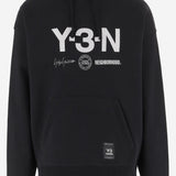 FELPA ADIDAS Y-3 X NEIGHBORHOOD X DAINESE IN COTONE JW7004 BLACK ADIDAS Y3 X NBDH X DAINESE 