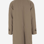 CAPPOTTO REVERSIBILE IN COTONE A SPINA DI PESCE 8117693 CLAY BROWN BURBERRY 