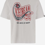T-SHIRT IN COTONE CON LOGO IC25349 WHITE ICECREAM 