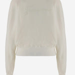 MAGLIONE IN LANA MERINO CON RICAMO LOGO SWW00632AK00299 110 JACQUEMUS 