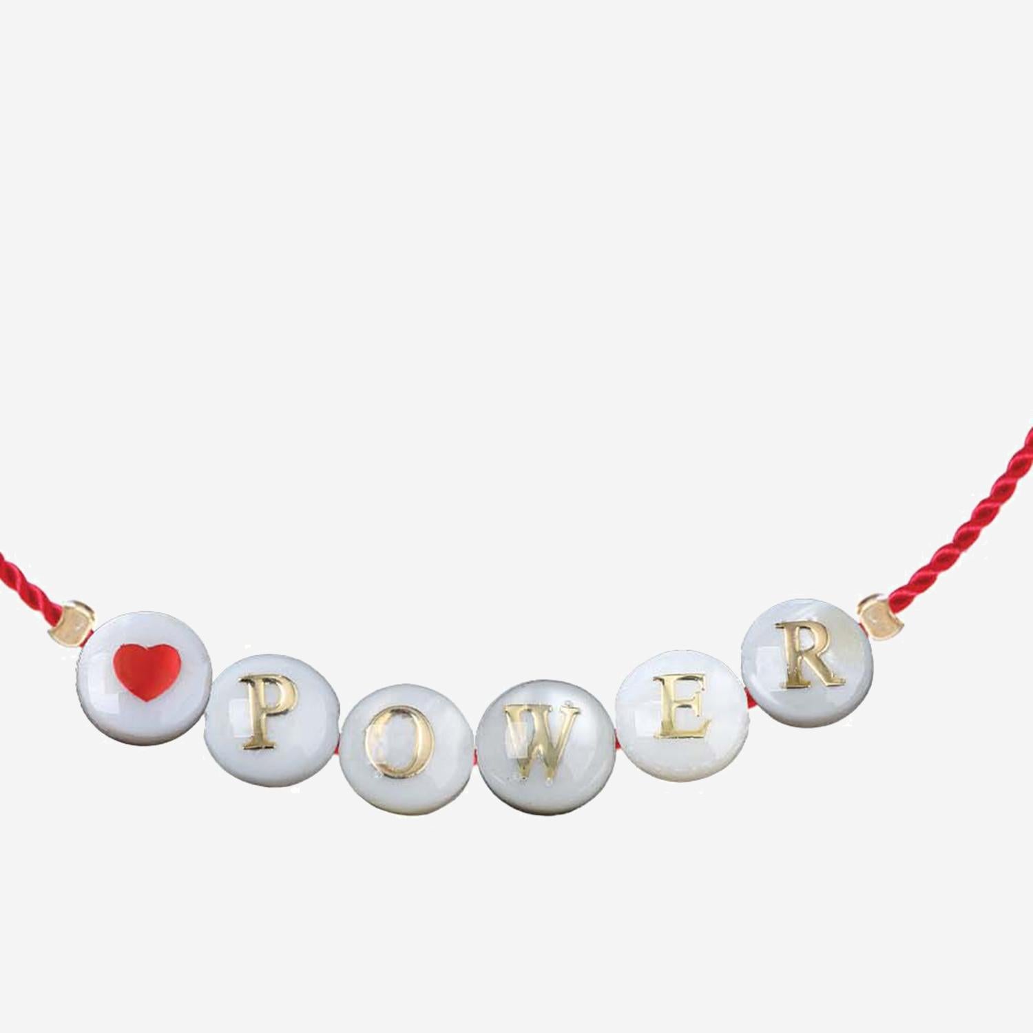 BRACCIALE SHELL CON PERLE IN VETRO SHELLPOWER  SORBET ISLAND 