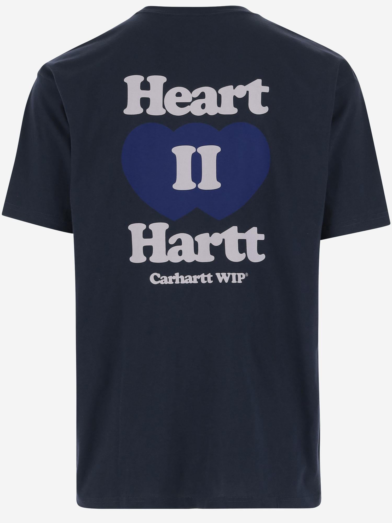 T-SHIRT S/S HEART II HARTT IN COTONE I035203 01XX CARHARTT WIP 