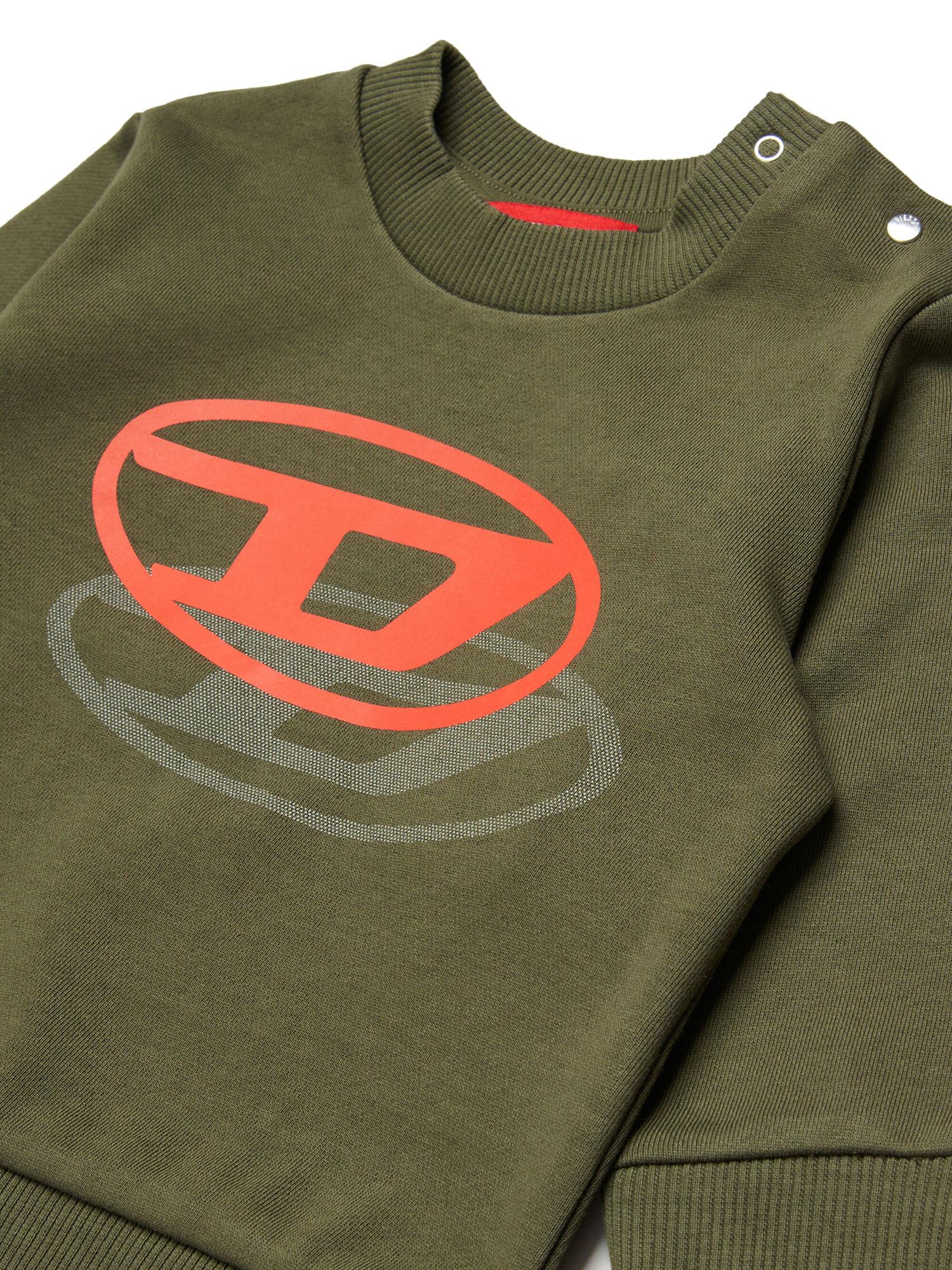 FELPA IN COTONE CON LOGO K00753 KYAVFK511 DIESEL KIDS 