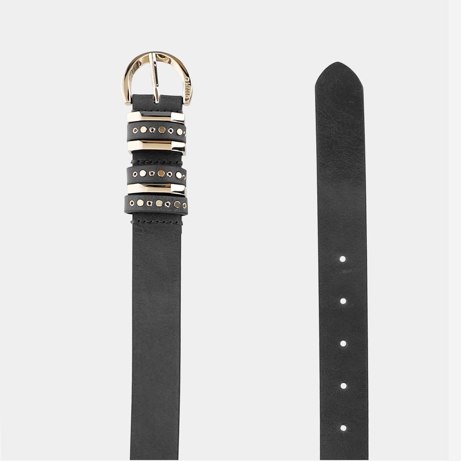 CINTURA IN PELLE CON BORCHIE 106426 A2QKZ99L PINKO 