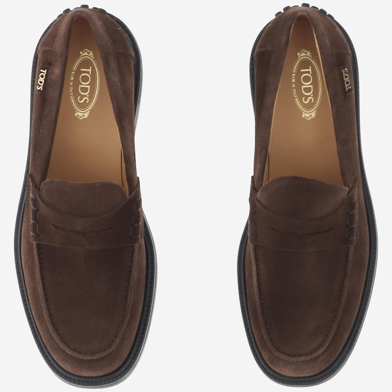 MOCASSINI IN PELLE SCAMOSCIATA XXW20L0IP70RE0 S611 TODS 