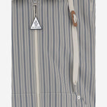 GIUBBOTTO IN COTONE A RIGHE CON CAPPUCCIO IN NYLON 1G00035 599J6S70 MONCLER 