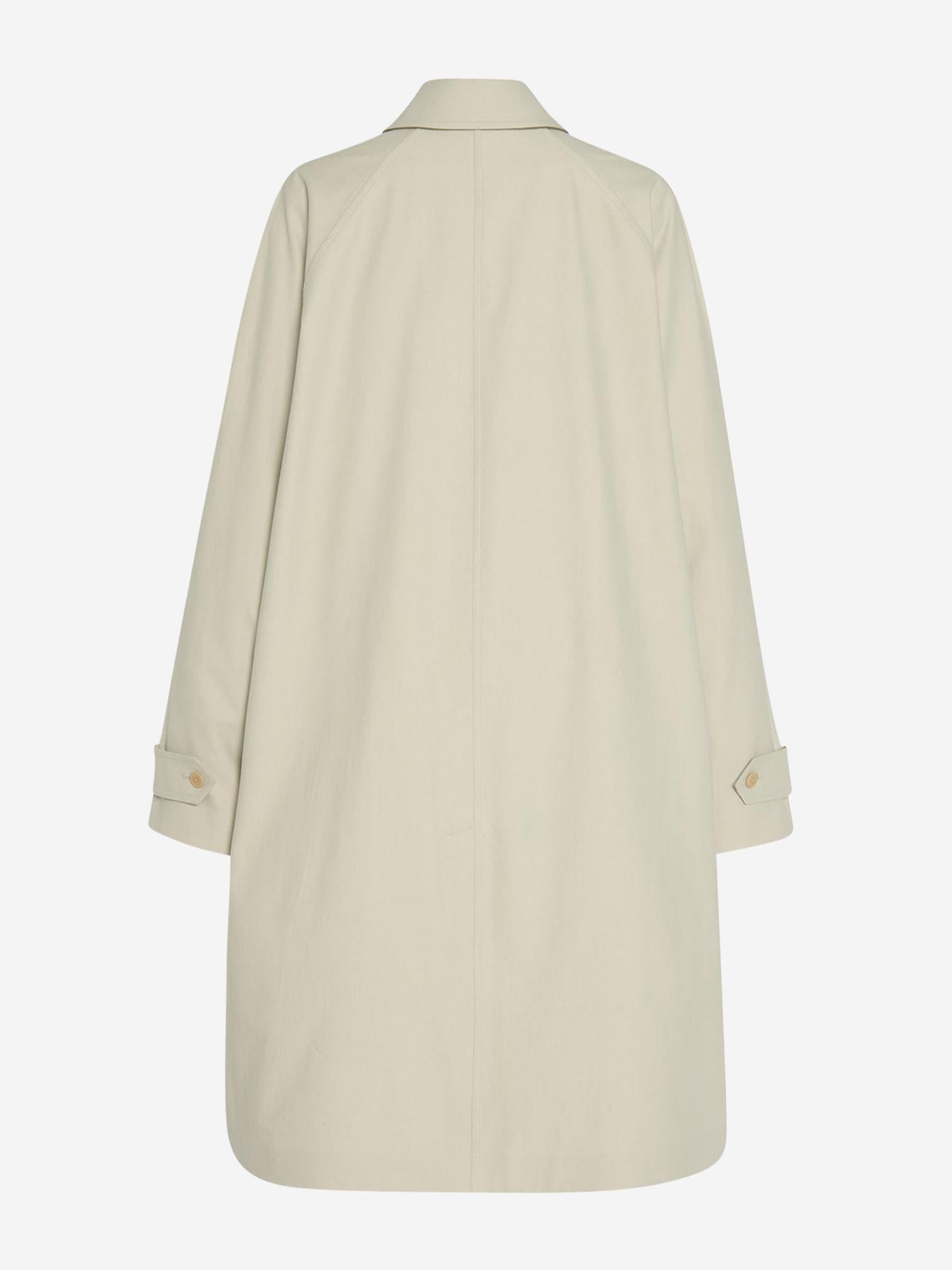 CAPPOTTO PLUMA IN COTONE E CASHMERE 10379W4019 SNW THE ROW 