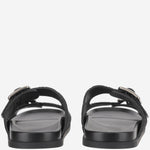 SANDALI SLIDER IN PELLE SCAMOSCIATA 816380 AADUO1000 GUCCI 