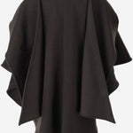 CAPPA IN LANA E CASHMERE CON TASCHINI A FILETTO C008 DFWCMARRON NICCOLO PASQUALETTI 