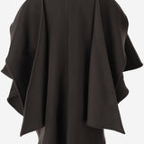 CAPPA IN LANA E CASHMERE CON TASCHINI A FILETTO C008 DFWCMARRON NICCOLO PASQUALETTI 