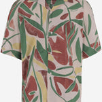 CAMICIA FONCCIO IN COTONE CON STAMPA VEGETALE SHM00535AW00691 4EQ JACQUEMUS 
