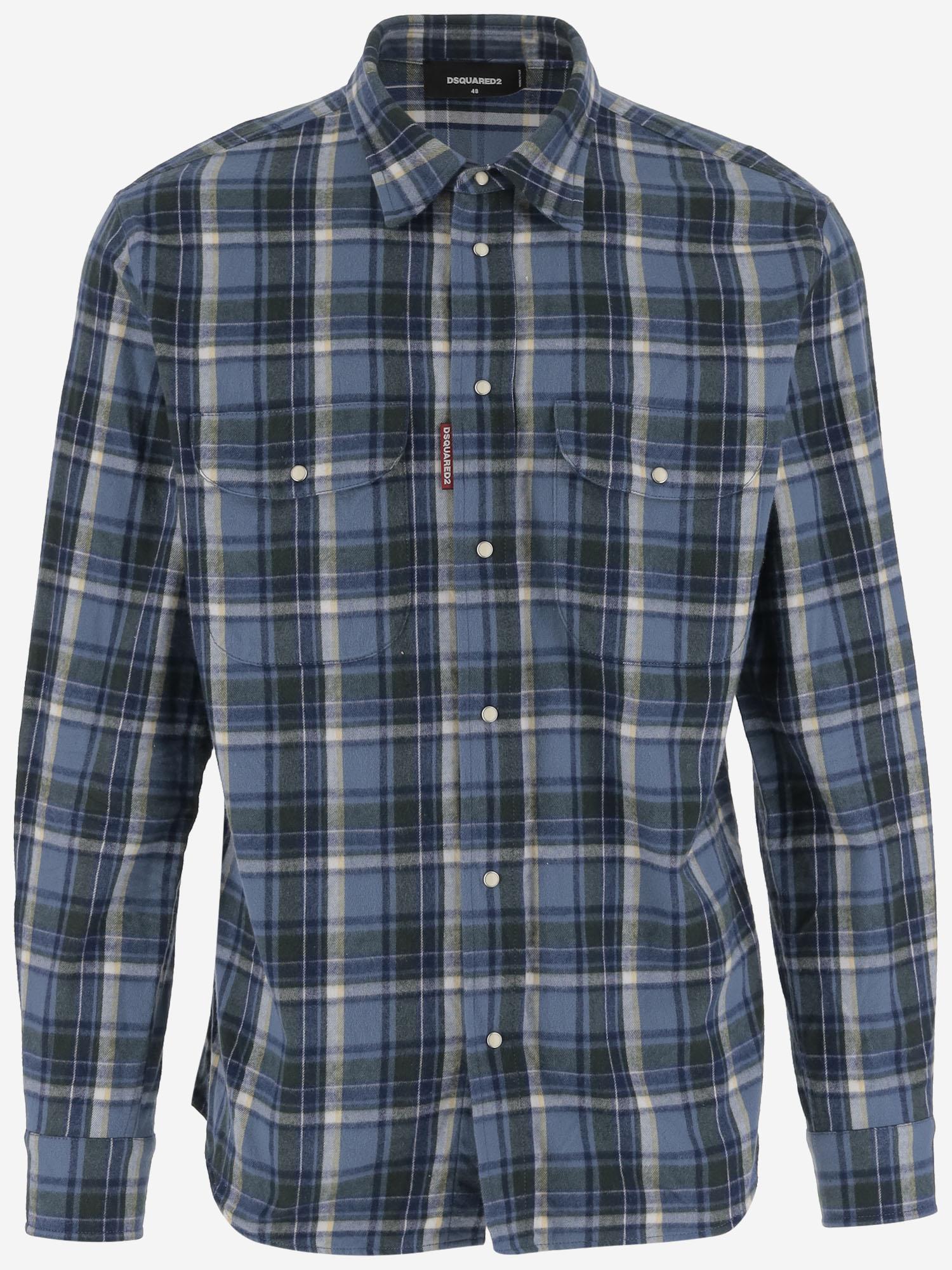 CAMICIA CANADIAN VINTAGE IN COTONE S74DM0948 D35296001F DSQUARED2 