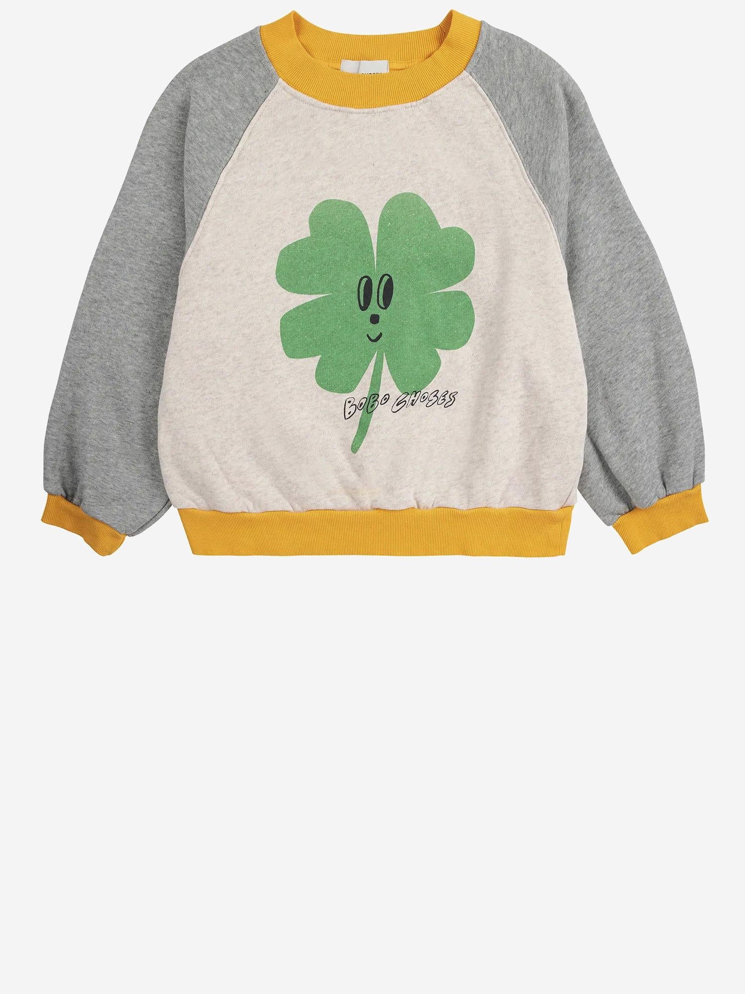 FELPA IN COTONE CON STAMPA B225AC041  BOBO CHOSES KIDS 
