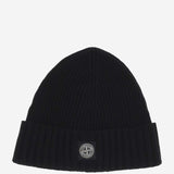 BEANIE IN MISTO LANA CON LOGO N100003 S00M3V0029 STONE ISLAND KIDS 