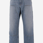 JEANS CARPENTER IN DENIM DI COTONE 1017860 1A163861D190 VERSACE 