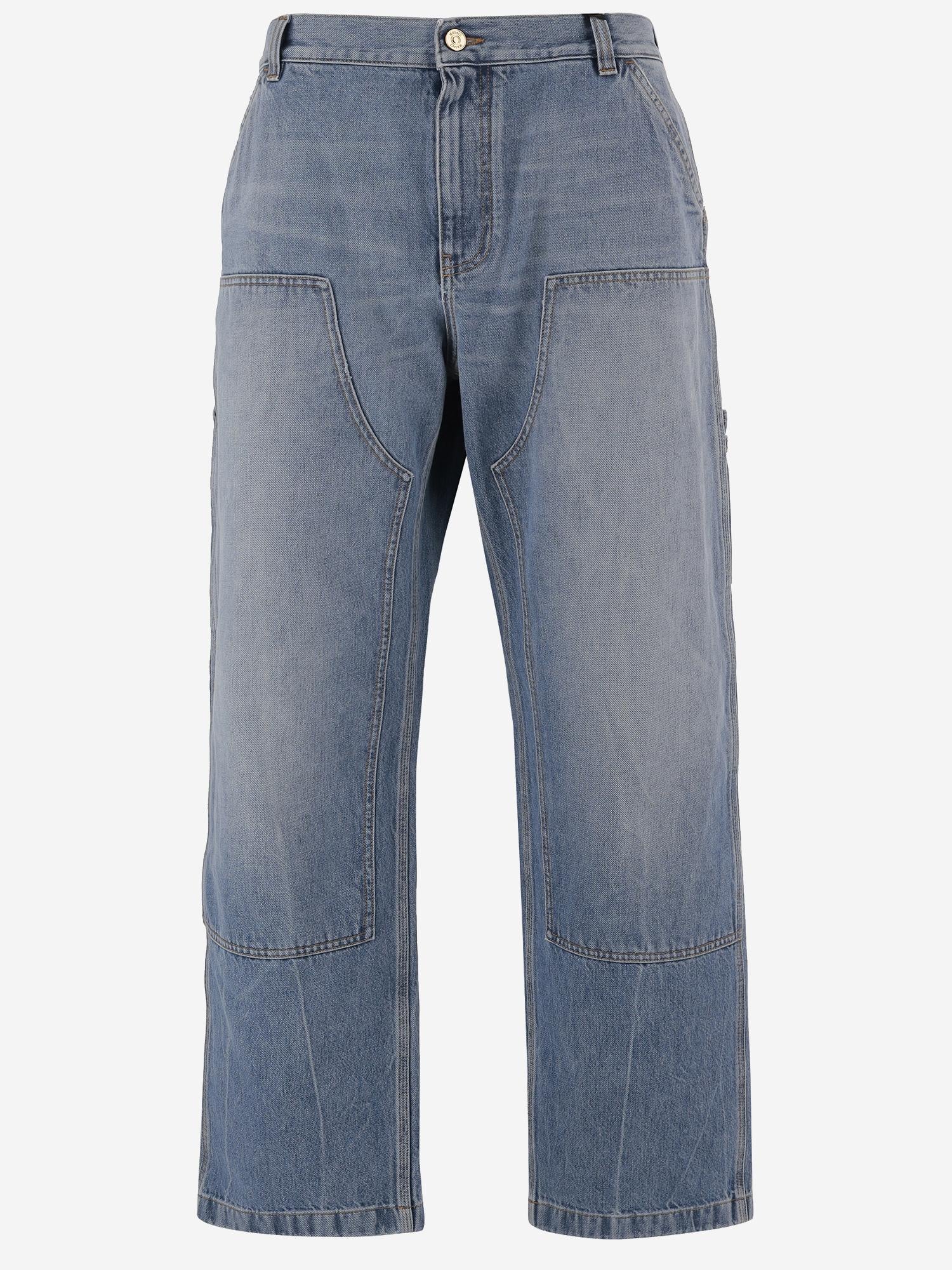 JEANS CARPENTER IN DENIM DI COTONE 1017860 1A163861D190 VERSACE 