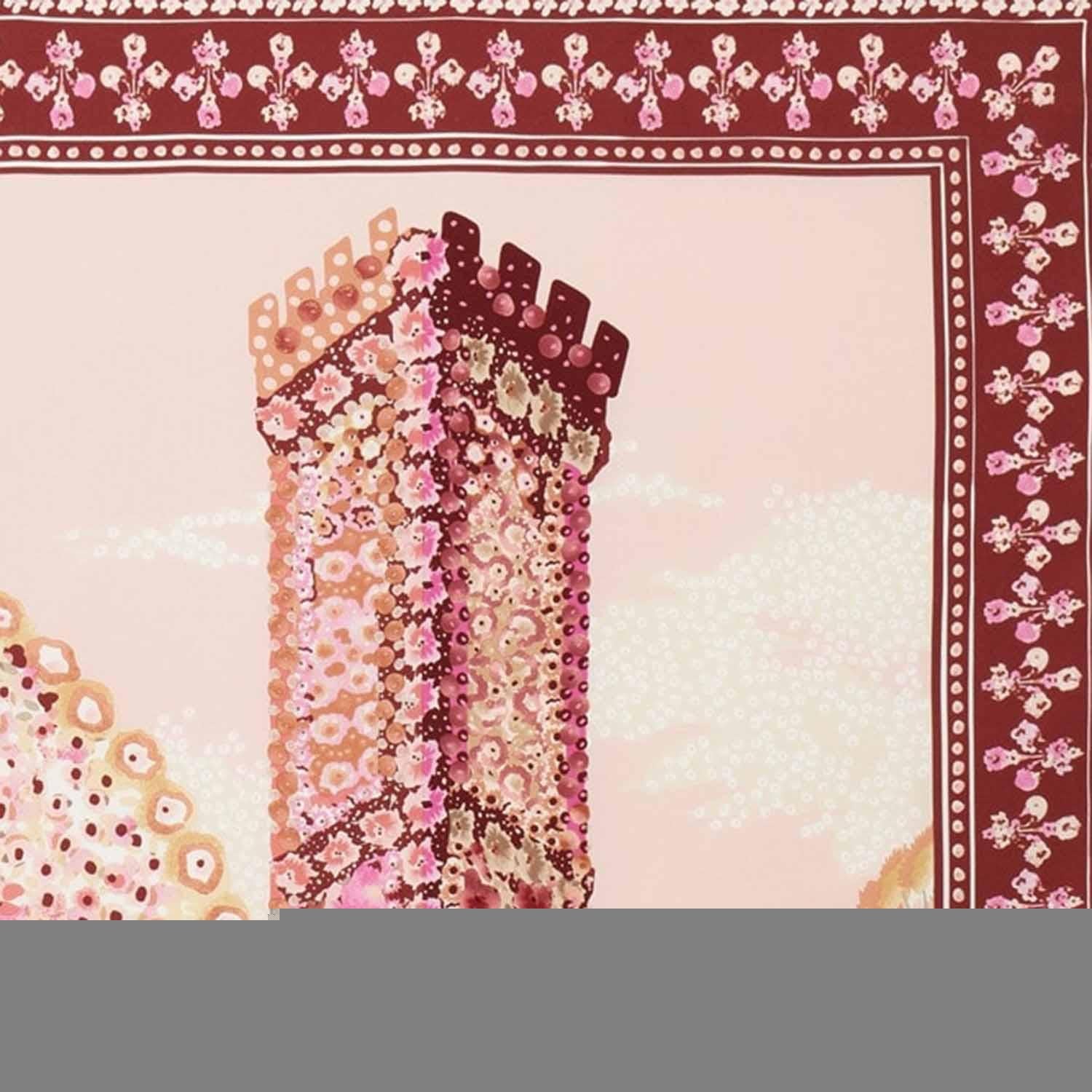 FOULARD IN SETA CON STAMPA PALAZZO 310220 002 SALVATORE FERRAGAMO 