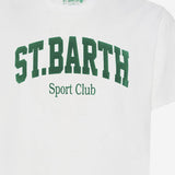 T-SHIRT IN COTONE CON STAMPA LOGO ARN0001 00861I MC2 SAINT BARTH 