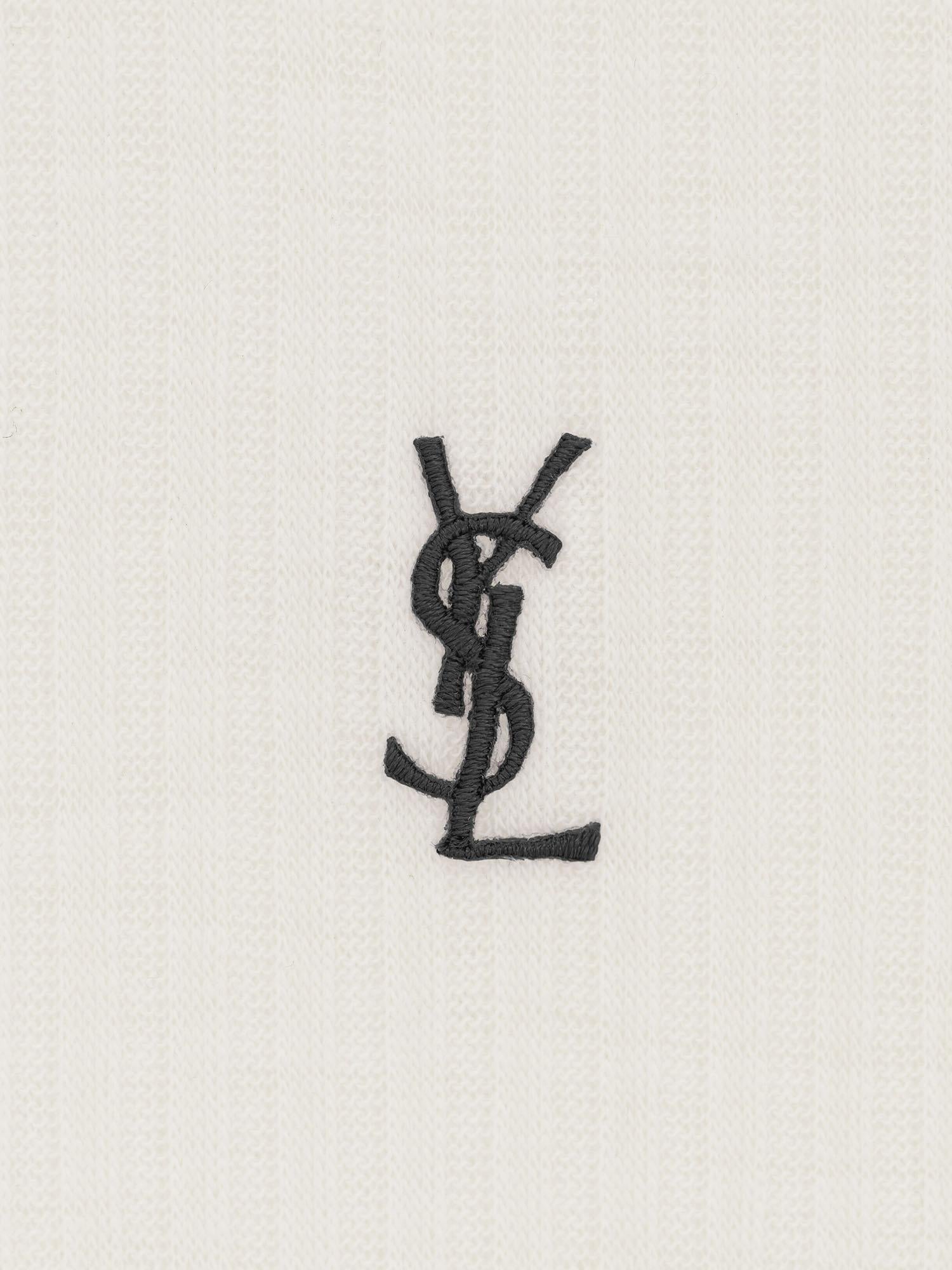 TANK TOP CASSANDRE IN COTONE 823603 Y37EC9469 SAINT LAURENT 