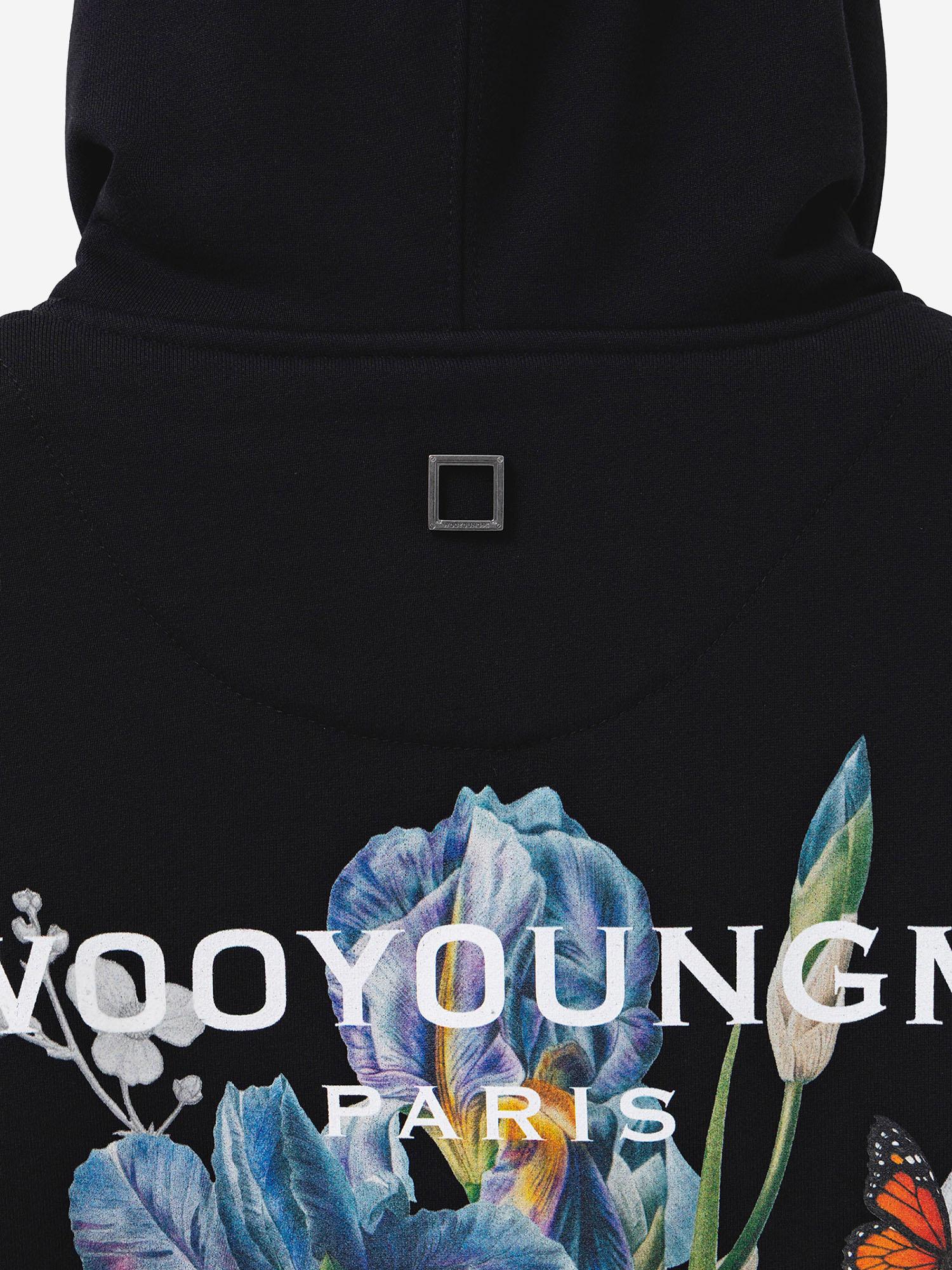 felpa con cappuccio in cotone W261TS36 741B WOOYOUNGMI 