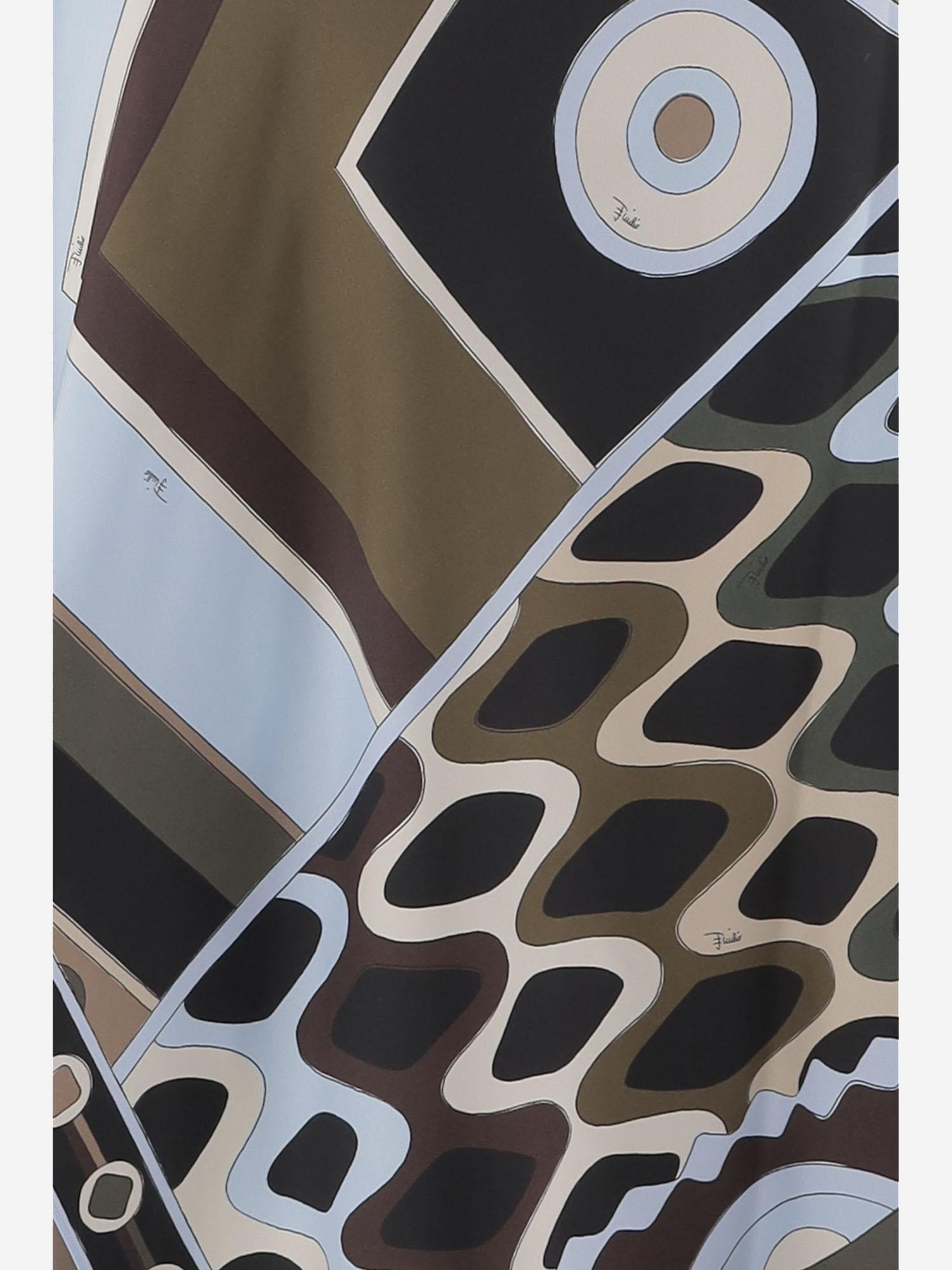 GONNA IN SETA CON STAMPA VIVARA 6HRW166H876 016 EMILIO PUCCI 