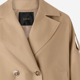 TRENCH CORTO DOPPIOPETTO IN MISTO COTONE 106325 A1PRD41 PINKO 