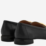 MOCASSINI SILVY CON DETTAGLIO FRANGE IN PELLE 01K907 001 SALVATORE FERRAGAMO 