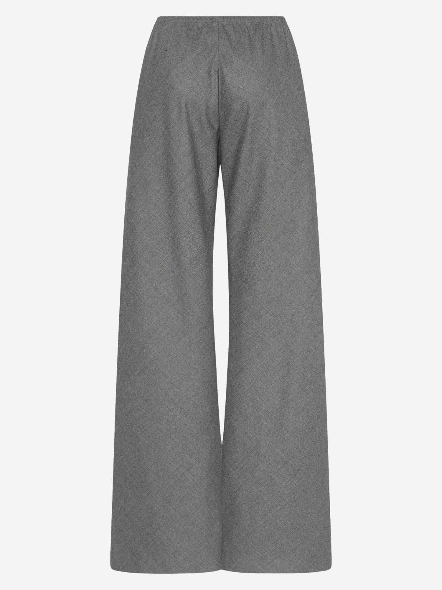 PANTALONI GALA IN LANA VERGINE 8653W4084 GRY THE ROW 