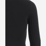 MAGLIA A COLLO ALTO CON MANICHE SVASATE A544M169A N0990 BLUMARINE 