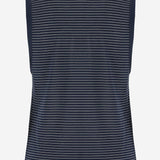 TOP IN COTONE CON MOTIVO A RIGHE FTP818JE0212 A044 AMI 