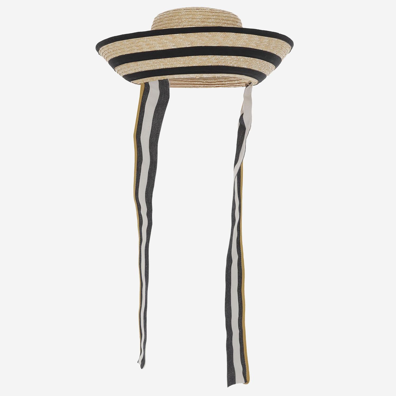 CAPPELLO ASIMMETRICO IN RAFIA ASIMETRICORAYASNEGRA NATURAL ALEXIA ALVAREZ DE TOLEDO 