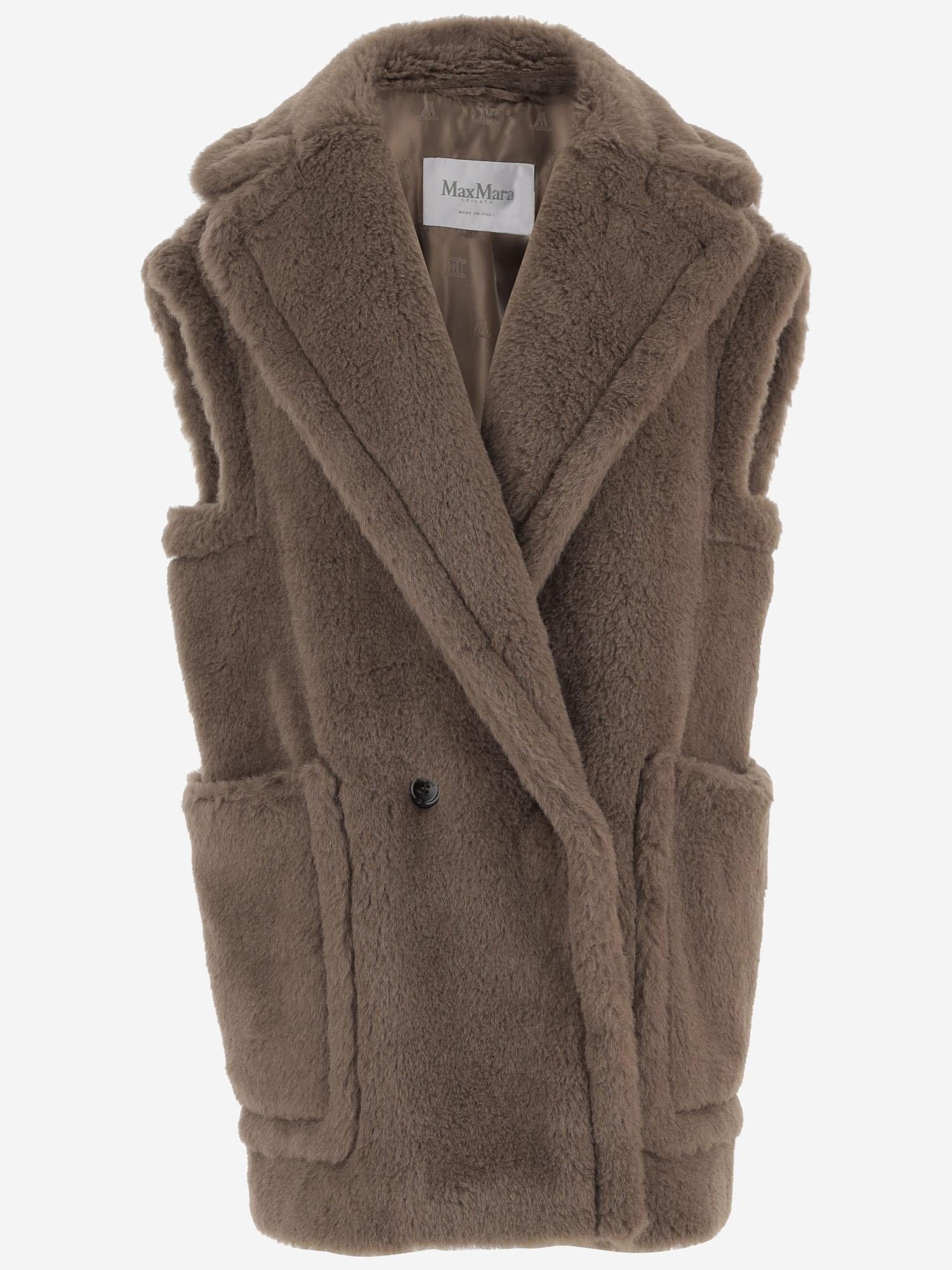 Gilet in Teddy in alpaca e lana BORMIDA1234 004 MAX MARA 