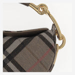 POCHETTE BRIDLE CON MOTIVO CHECK 8116866 BRUSH BURBERRY 