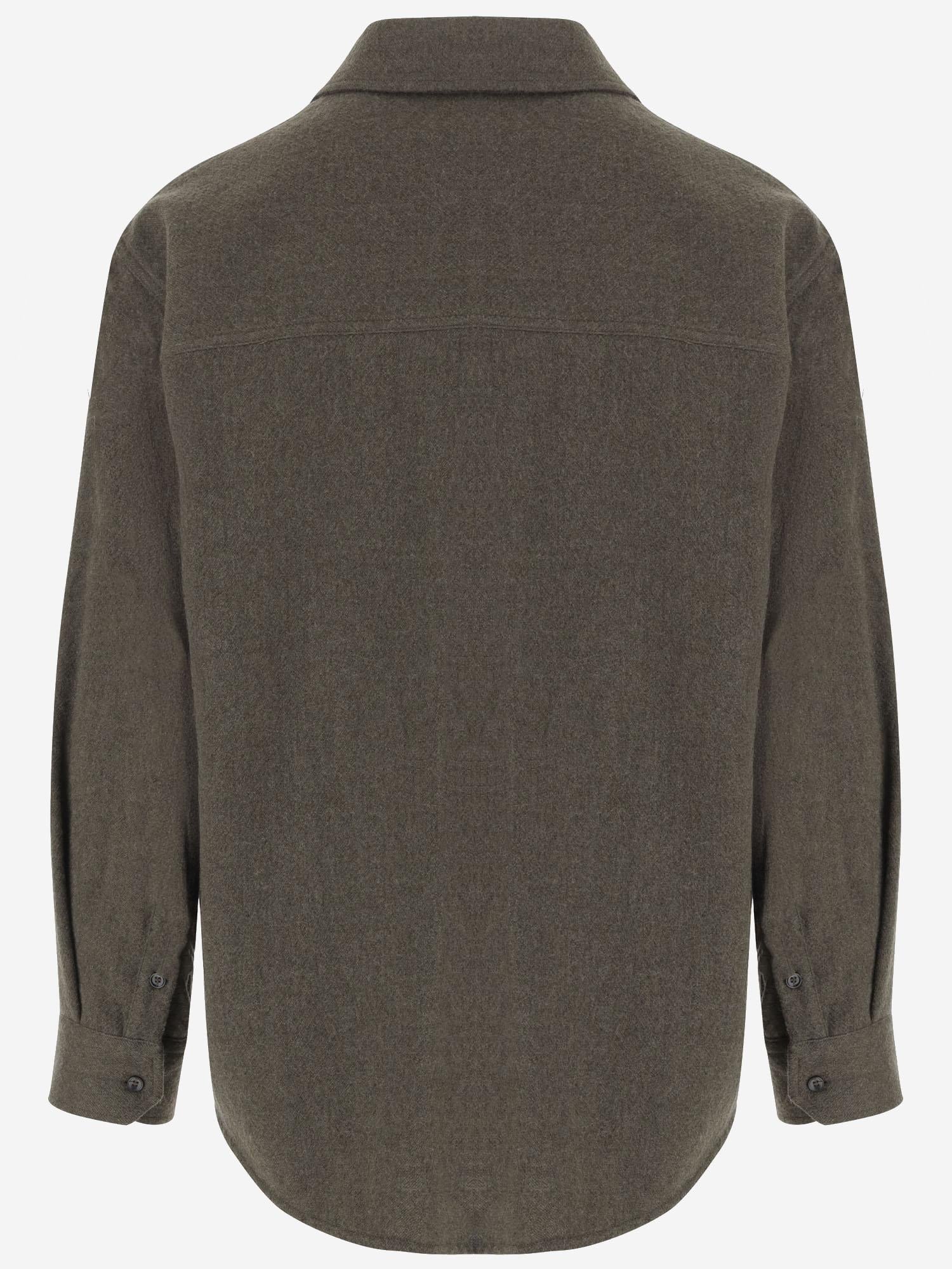 CAMICIA IN LANA MSH06 FAW320061 DARKPARK 