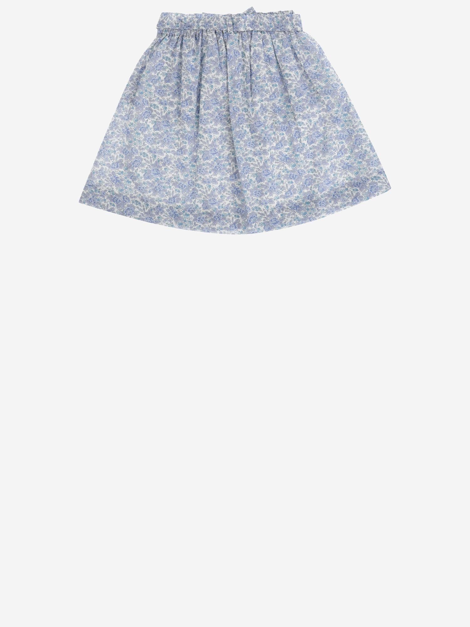 GONNA ESTERINA IN COTONE CON MOTIVO FLOREALE S05GSKW00016 510A BONPOINT KIDS 