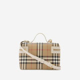 BORSA VANITY IN MISTO COTONE 8125135 VNTGCHKSOAP BURBERRY 